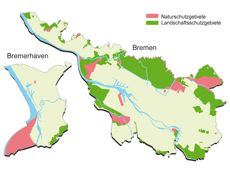 Natur- und Landschaftsschutzgebiete in Bremen