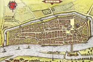Bremer Stadtbefestigung, 1598; (Wikipedia)