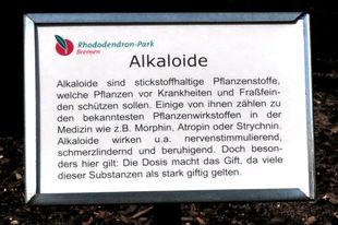 Alkaloide-Info-Schild©Michel Werbeck