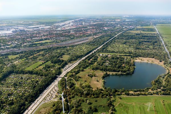 Luftbild Grüner Bremer Westen